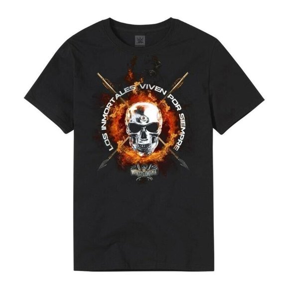 BAD BUNNY Damian Priest WrestleMania 37 WWE T-Shirt Black Men’s Sz 2XL *NEW* - Picture 1 of 5